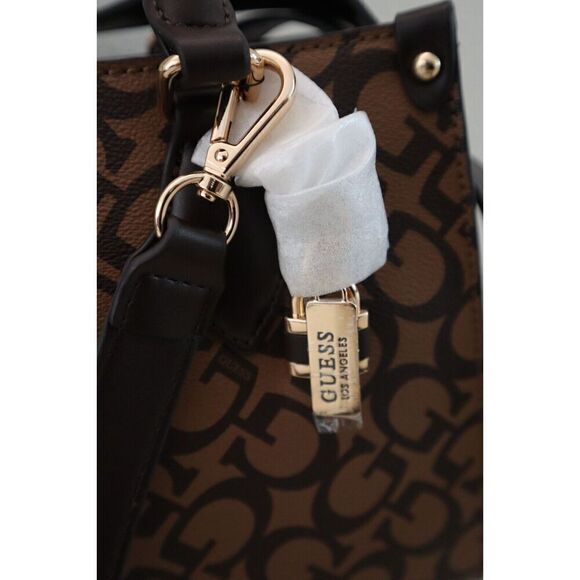 Guess JG916924 Women's Coca PU Leather Castalia Top Handle Crossbody Purse - Picture 7 of 16